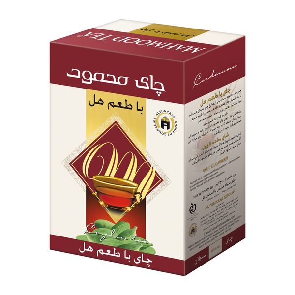 چای سیلان چای محمود با طعم هل بسته 500 گرمی