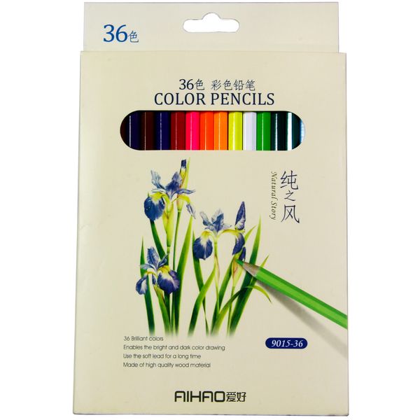 مداد رنگی 36 رنگ آیهائو کد 9015-36