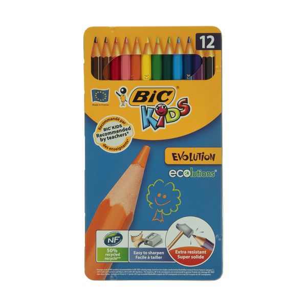 مداد رنگی 12 رنگ بیک کد 42-130