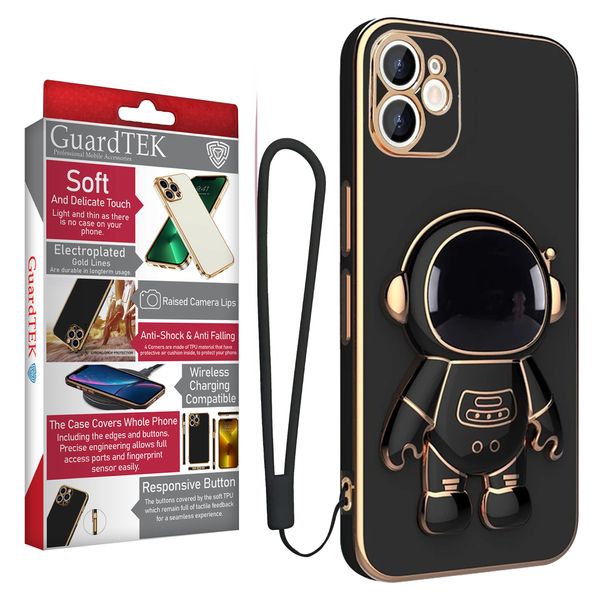 کاور گاردتک اساک مدل Astronaut Strap مناسب برای گوشی موبایل اپل iPhone 11 به همراه بند
