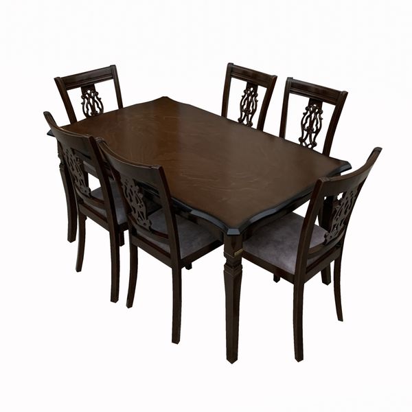 میز و صندلی ناهار خوری اسپرسان چوب کد Sm81