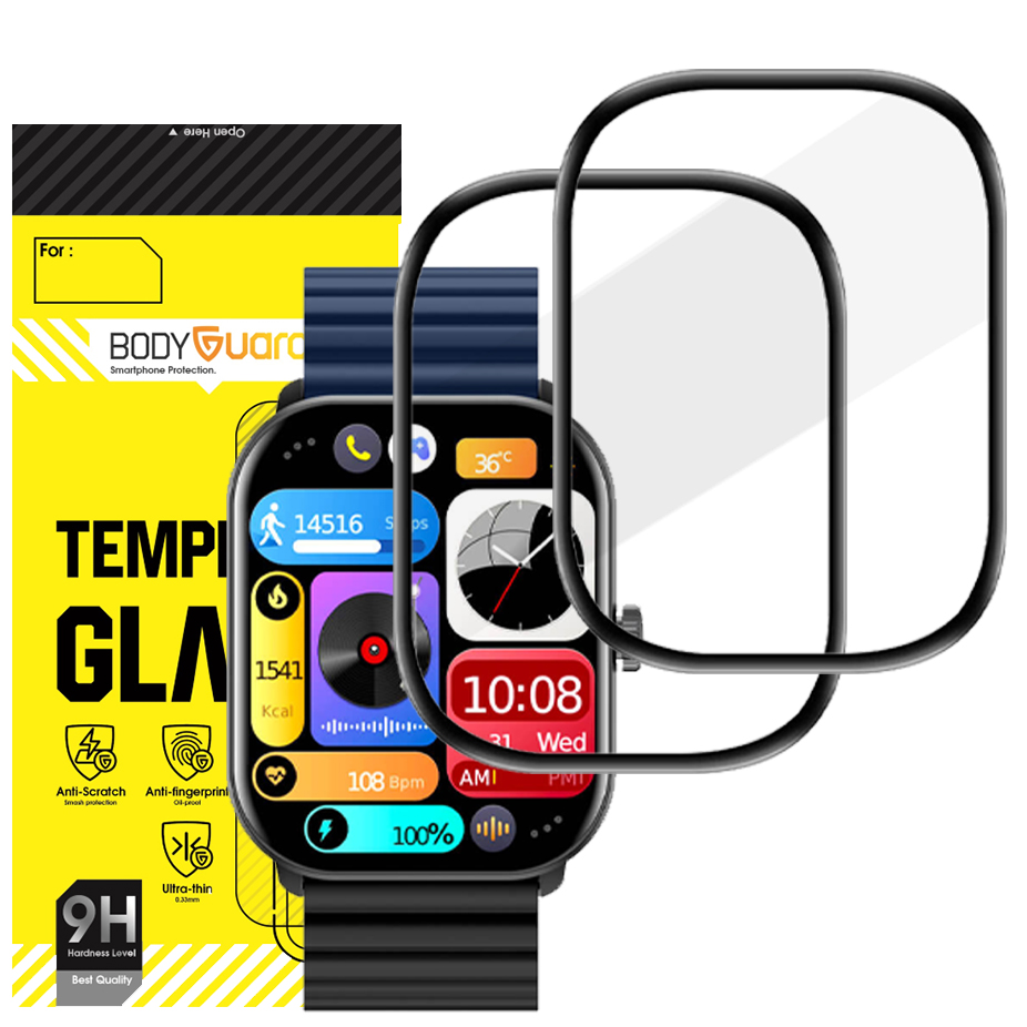 محافظ صفحه نمایش بادیگارد مدل PMMA مناسب برای ساعت هوشمند شیائومی Glorimi Gs1 Pro بسته 2 عددی
