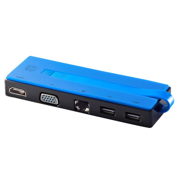 مبدل USB-C به HDMI / VGA / LAN / USB 2.0 / USB 3.0 اچ پی مدل Travel Dock