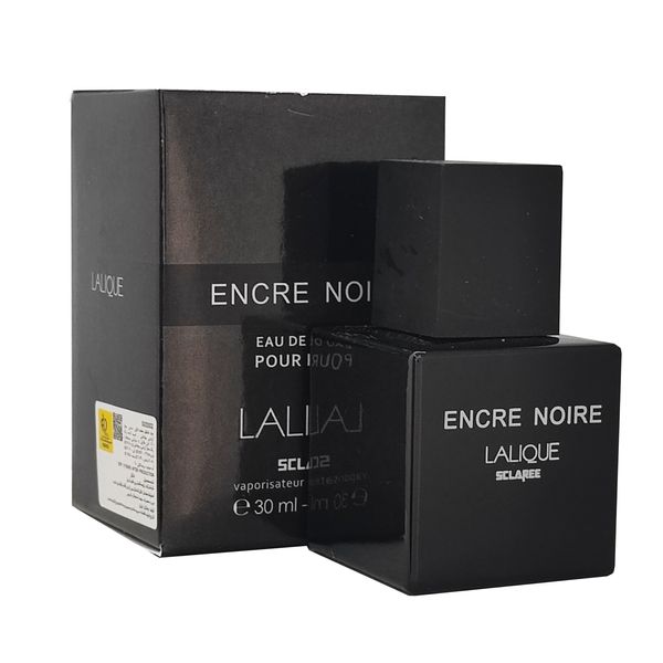 عطر جیبی مردانه اسکلاره مدل Lalique Encre Noir حجم 30 میلی لیتر