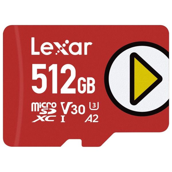 کارت حافظه microSDXC لکسار مدل PLAY کلاس 10 U3 استاندارد UHS-I سرعت 150MBps ظرفیت 512 گیگابایت