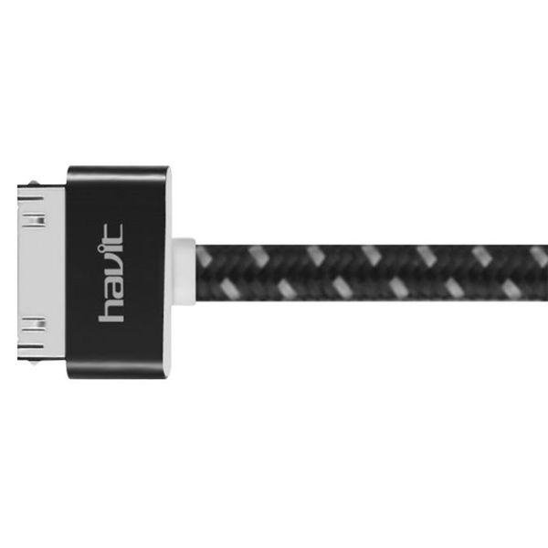 کابل تبدیل USB به 30 پین هویت مدل HV-CB416 به طول 1 متر