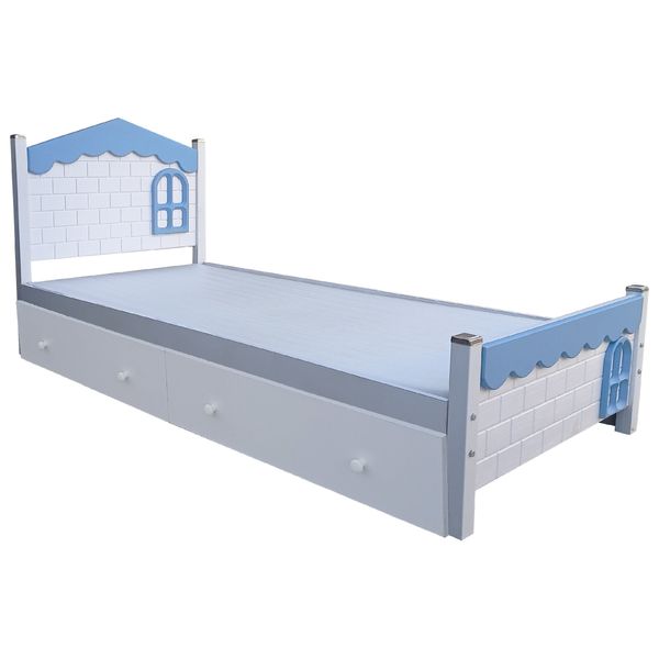 تخت خواب مدل کلبه یک نفره سایز 200x90  سانتی متر