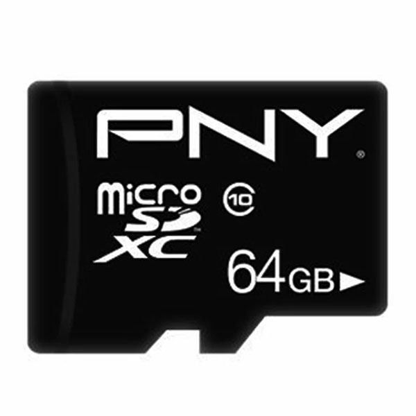 کارت حافظه microSD پی ان وای مدل PERFORMANCE PLUS کلاس 10 استاندارد HS سرعت 100MBps ظرفیت 64