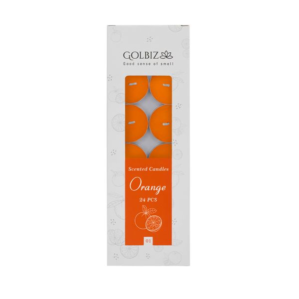 شمع معطر گلبیز مدل وارمر پرتقال بسته 24 عددی