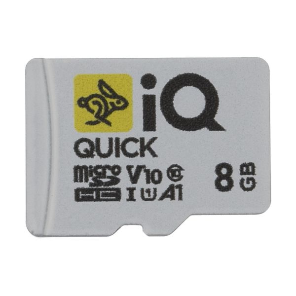 کارت حافظه microSDHC اینتلیجنتلی کوئیکلی مدل V10 A1 کلاس 10 استاندارد U1 سرعت 85MBps ظرفیت 8 گیگابایت