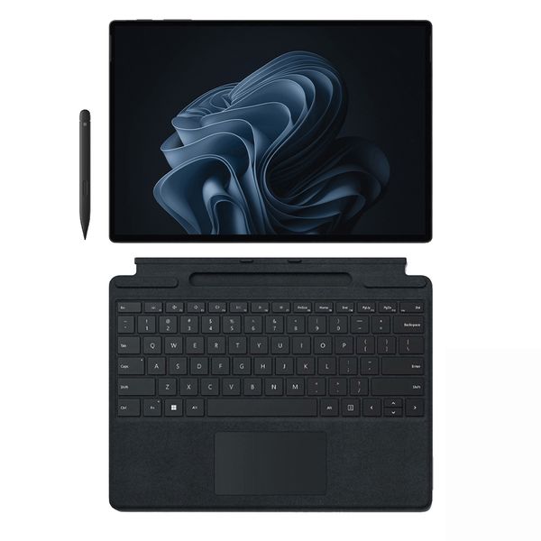 تبلت مایکروسافت مدل Surface Pro 8-i7 ظرفیت 256 گیگابایت و 16 گیگابایت رم به همراه کیبورد Black Type Cover
