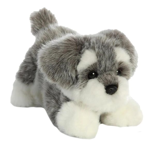 عروسک آرورا طرح سگ پاپی مدل Aurora Schnauzer Puppy Dog کد SZ12/943 طول 26 سانتی‌متر