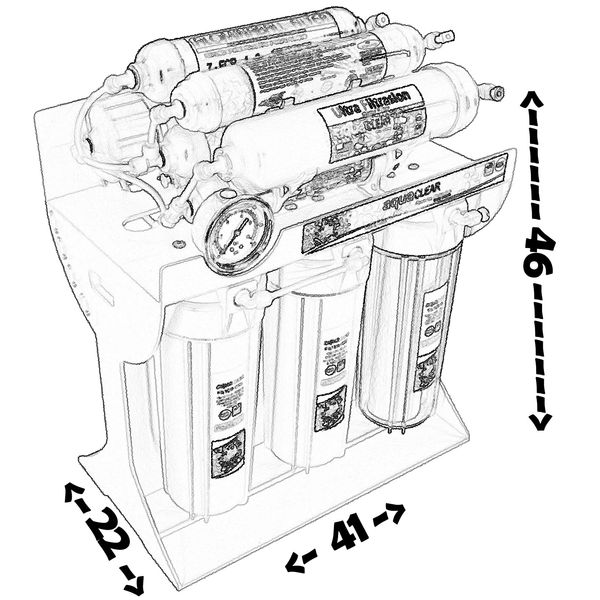 دستگاه تصفیه کننده آب آکوآ کلیر مدل RO_ACG8900