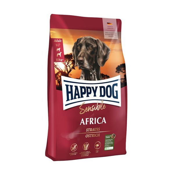 غذای خشک سگ هپی داگ مدل Sensible Africa وزن 1 کیلوگرم