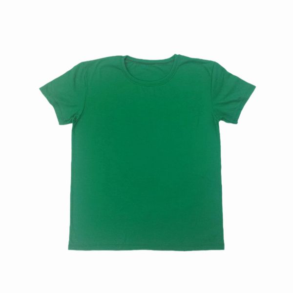 تی شرت آستین کوتاه زنانه مدل ساده  رنگ سبز