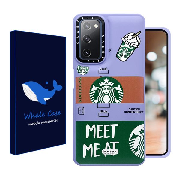 کاور وال کیس مدل Coffee مناسب برای گوشی موبایل سامسونگ Galaxy S20 FE / S20 Fan Edition / S20 Lite