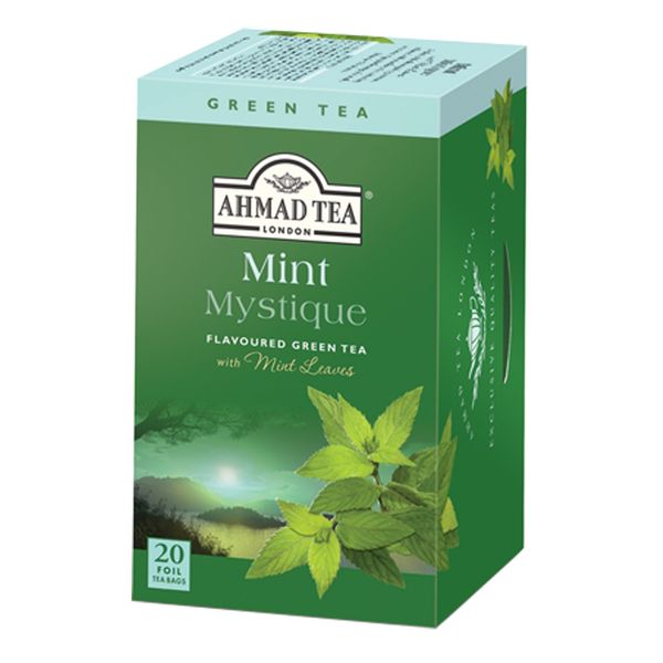 بسته چای سبز کیسه ای چای احمد مدل Mint Mystique