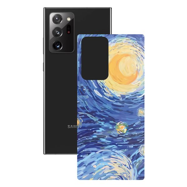 برچسب پوششی راک اسپیس طرح Starry Night مناسب برای گوشی موبایل سامسونگ Galaxy Note20 Ultra 5G