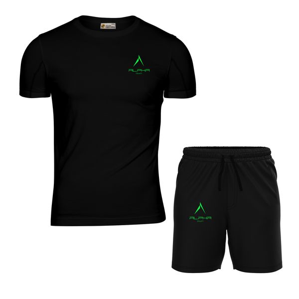 ست تی شرت و شلوارک ورزشی مردانه پاتیلوک مدل Alpha کد 331530