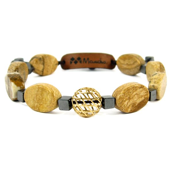 دستبند طلا 18عیار زنانه مانچو مدل bfg569