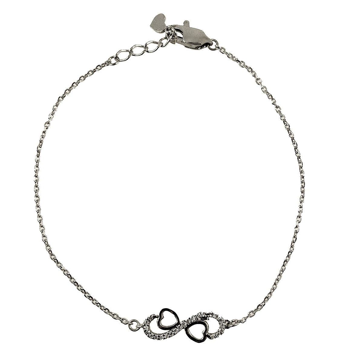 دستبند نقره زنانه سلین کالا مدل بی نهایت کد 71 
