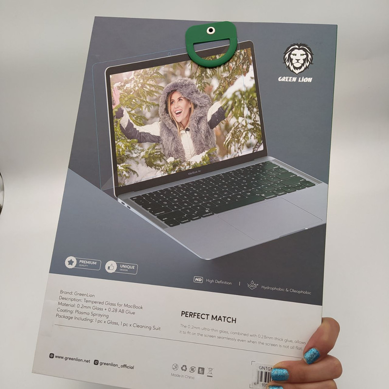 محافظ صفحه نمایش گرین لاین مدل Tempered کد 11 مناسب برای مک بوک اینچ 2021 Pro 14 inch