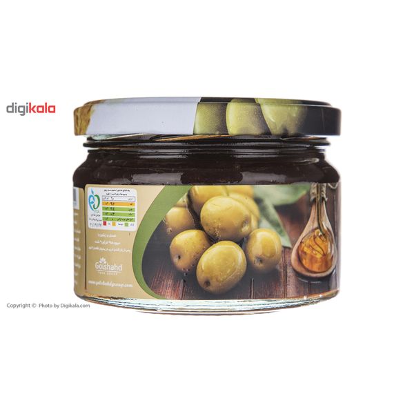 عسل و زیتون با میوه های فرآوری شده آذرکندو - 280 گرم