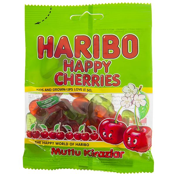 پاستیل هاریبو مدل Happy Cherries مقدار 70 گرم