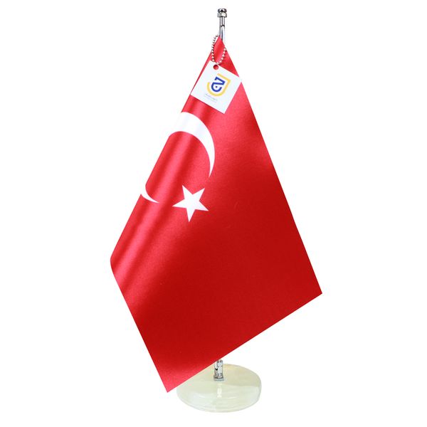 پرچم رومیزی جاویدان تندیس پرگاس مدل ترکیه کد 2