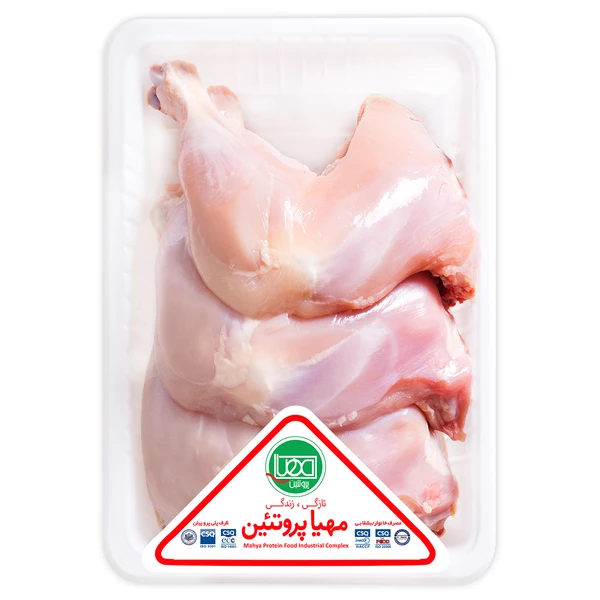 ران مرغ بی پوست مهیا پروتئین مقدار 0.9 کیلوگرم