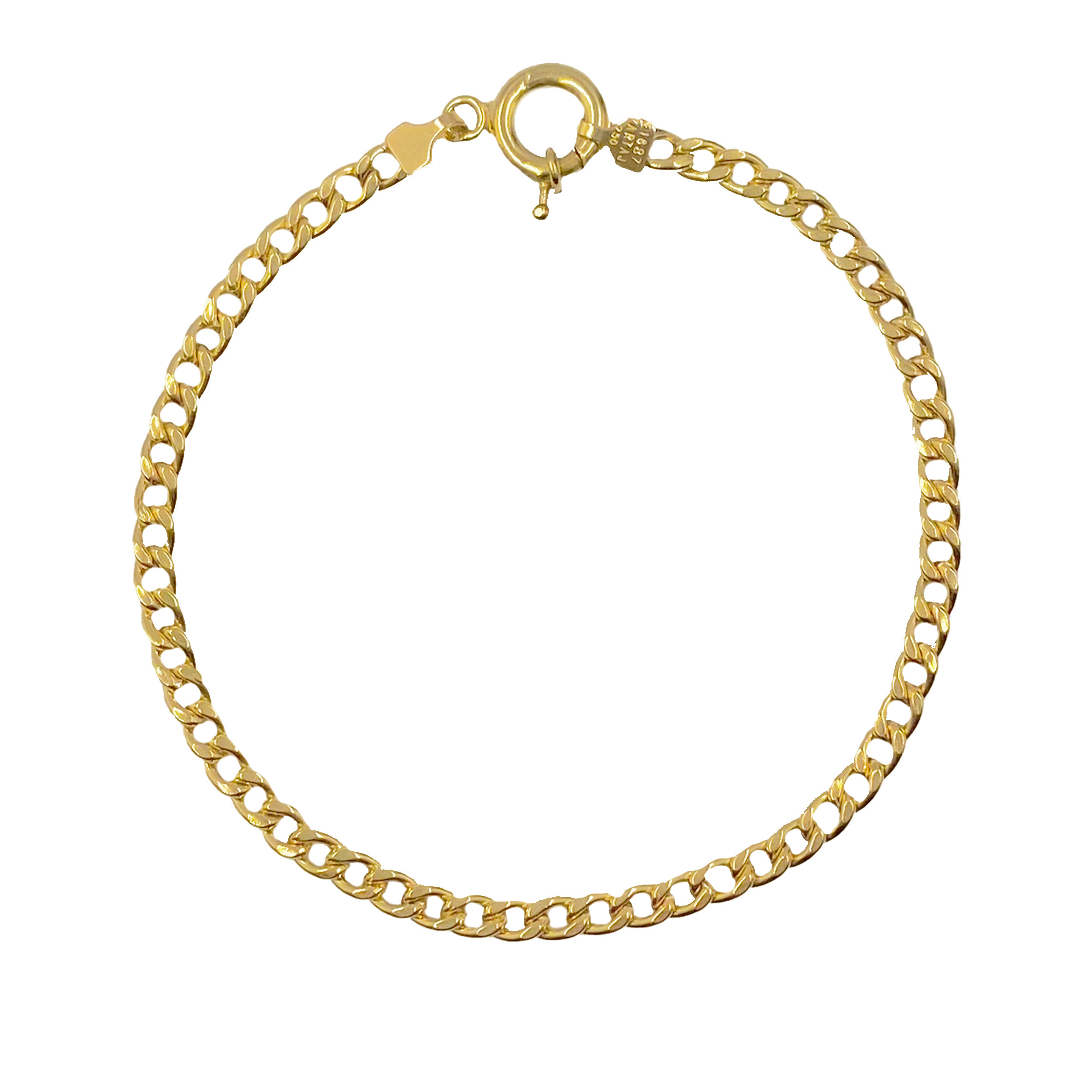 دستبند طلا 18 عیار زنانه مدل کارتیر کد 130716