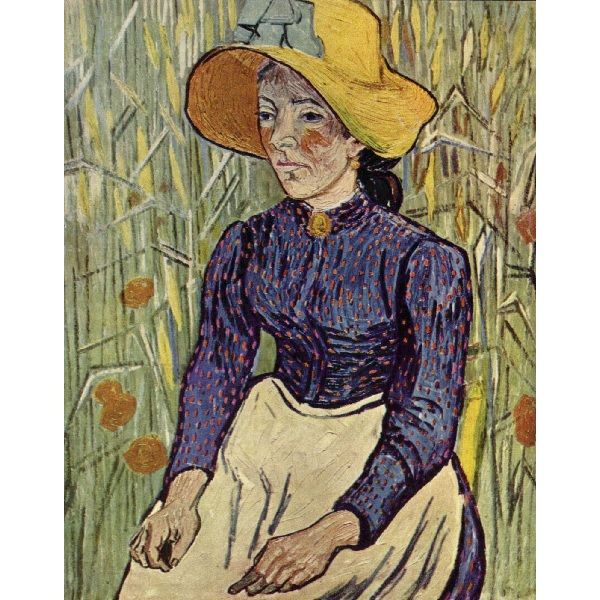 پازل 1000 تکه دیتویز طرح زن روستایی ، اثر ونگوگ ، Peasant women Against by Van Gogh
