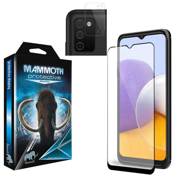 محافظ صفحه نمایش مات ماموت مدل MT-BNDL مناسب برای گوشی موبایل سامسونگ Galaxy A03s به همراه محافظ لنز دوربین 