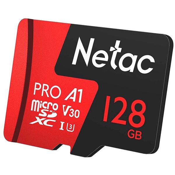 کارت حافظه MicroSDXC نتاک مدل P500 Extreme Pro کلاس 10 استاندارد UHS-I U3 سرعت 100MBps  ظرفیت 128 گیگابایت به همراه آداپتور SD