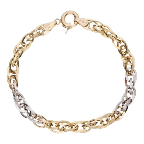 دستبند طلا 18 عیار زنانه طلای مستجابی مدل 40141