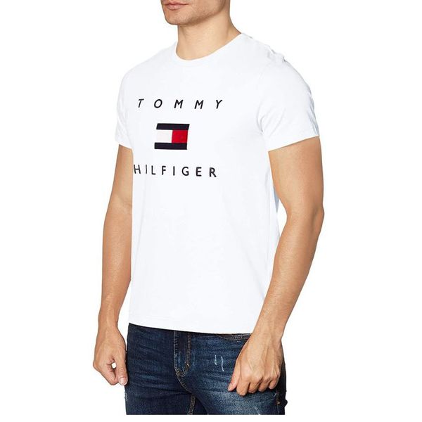تی شرت آستین کوتاه مردانه تامی هیلفیگر مدل TH  MW0MW14313 