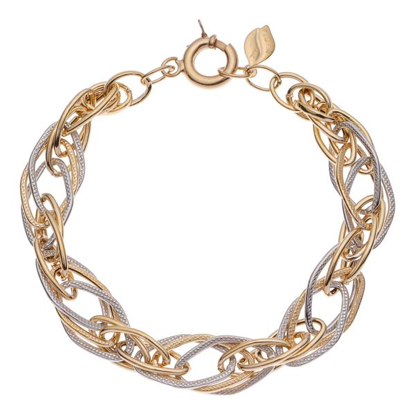 دستبند طلا 18 عیار زنانه طلای مستجابی مدل 40164