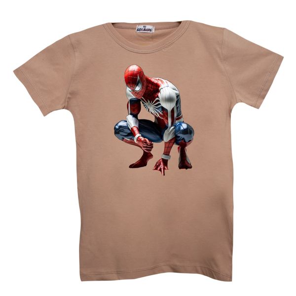 تی شرت آستین کوتاه پسرانه مدل مرد عنکبوتی کد 24