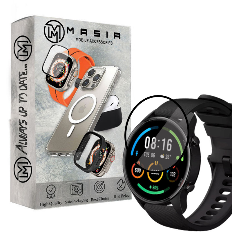 محافظ صفحه نمایش نانو مسیر مدل PMMA مناسب برای ساعت هوشمند شیائومی Mi watch color
