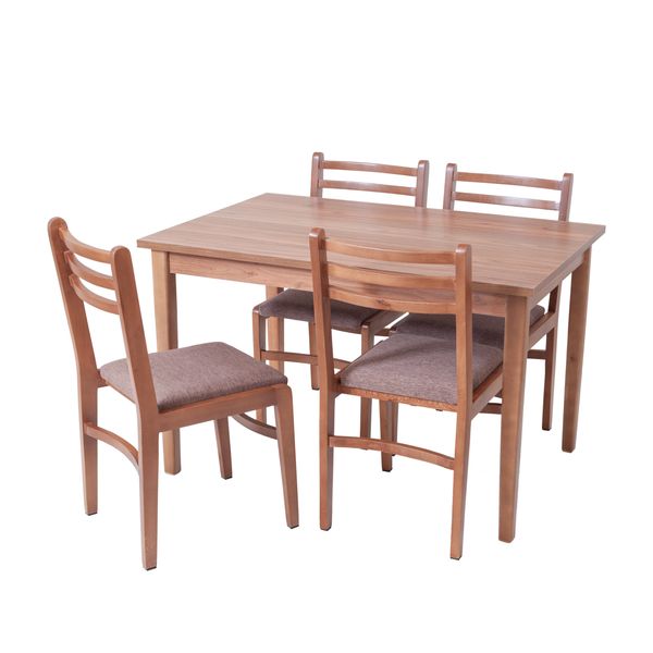 میز و صندلی ناهارخوری 4 نفره گنجینه مدل توسکا