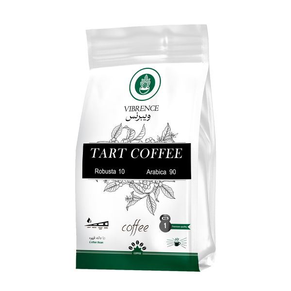 دانه قهوه 10 درصد روبوستا 90 درصد عربیکا Tart ویبرنس - 1 کیلوگرم