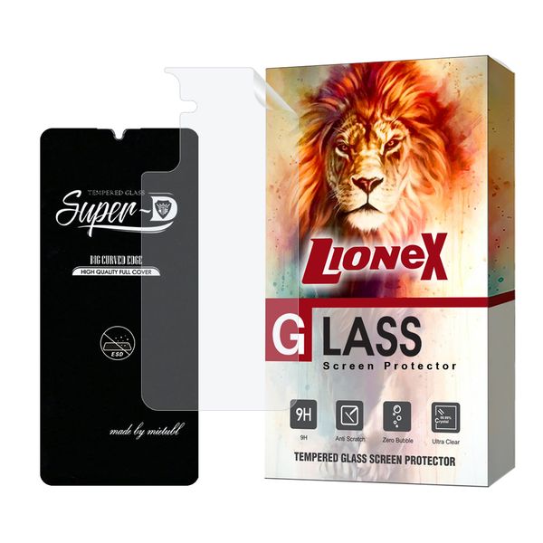 محافظ صفحه نمایش لایونکس مدل SUPNABKLI مناسب برای گوشی موبایل سامسونگ Galaxy A25 5G به همراه محافظ پشت گوشی