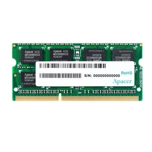 رم لپ تاپ DDR3 تک کاناله 1600 مگاهرتز اپیسر مدل PC3-12800 ظرفیت 4 گیگابایت