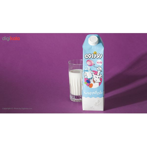 شیر کم چرب روزانه حجم 1 لیتر
