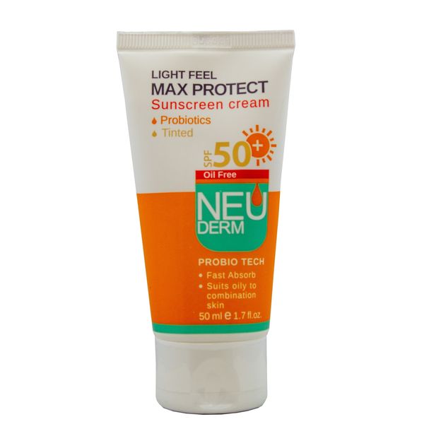 کرم ضد آفتاب نئودرم مدل Max Protect Oil Free حجم 50 میلی لیتر