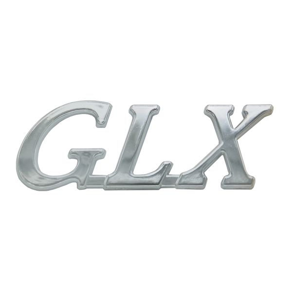 آرم صندوق عقب خودرو بیلگین طرح استیل مدل GLX مناسب برای پژو 405