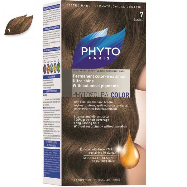 کیت رنگ مو فیتو مدل PHYTO COLOR شماره 7