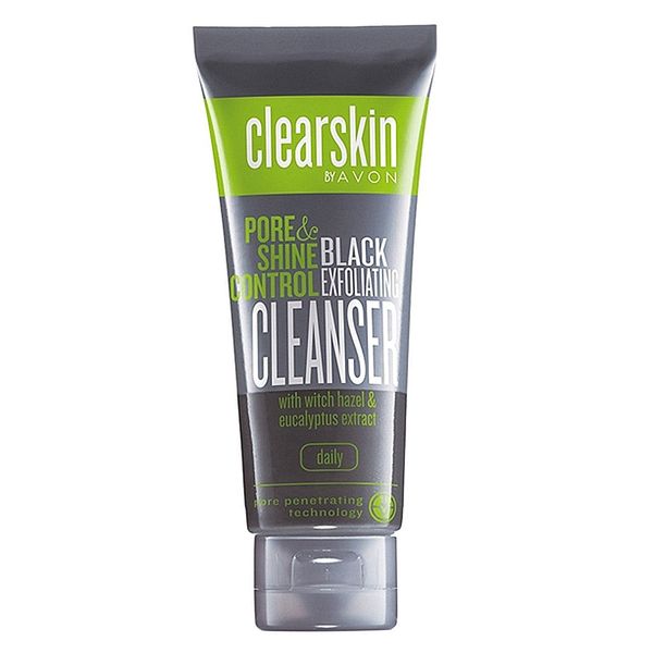 ماسک صورت آون مدل Clearskin Pore & Shine Control Black Exfoliating Cleanser حجم 75 میلی لیتر