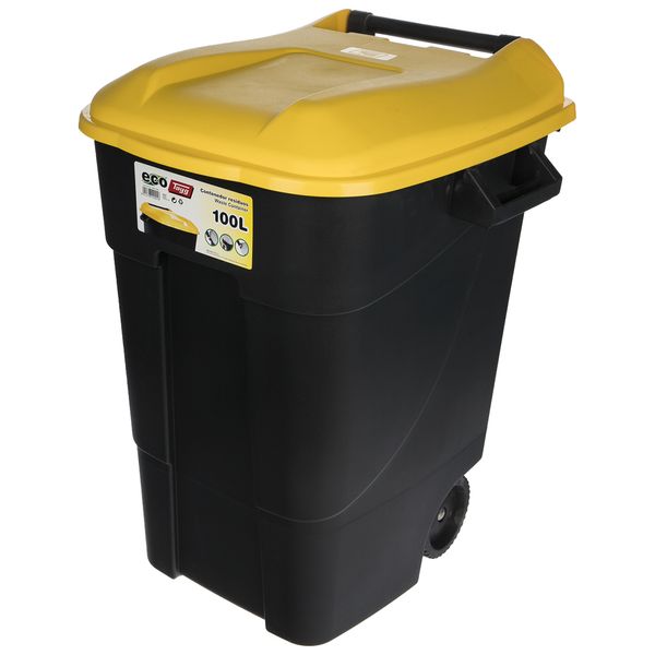 سطل زباله پدالی تایگ مدل 420016 گنجایش 100 لیتر
