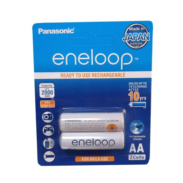 باتری قلمی پاناسونیک مدل Eneloop BK-3MCCE بسته دو عددی